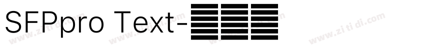 SFPpro Text字体转换